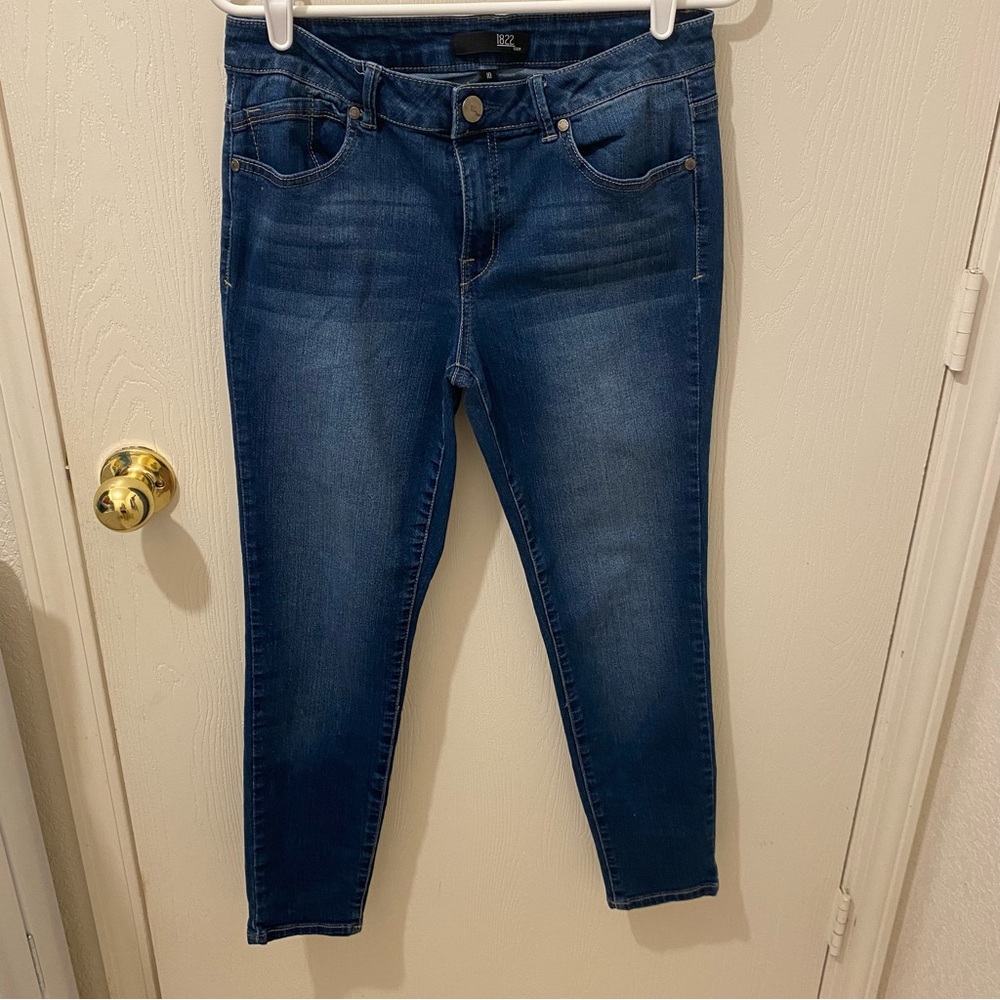 1822 Women’s Denim Ankle Blue Jeans Sz 10